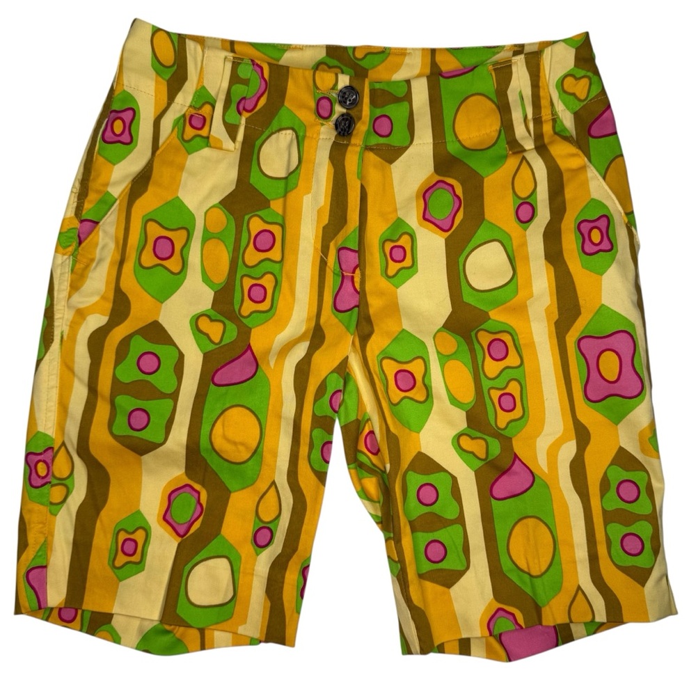 Loudmouth Colorful Geometric Patterned Shorts size 0